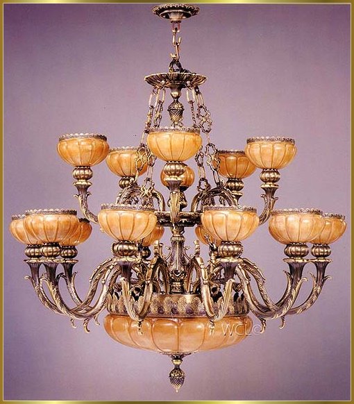 Alabaster Chandeliers Model: RL 449-125